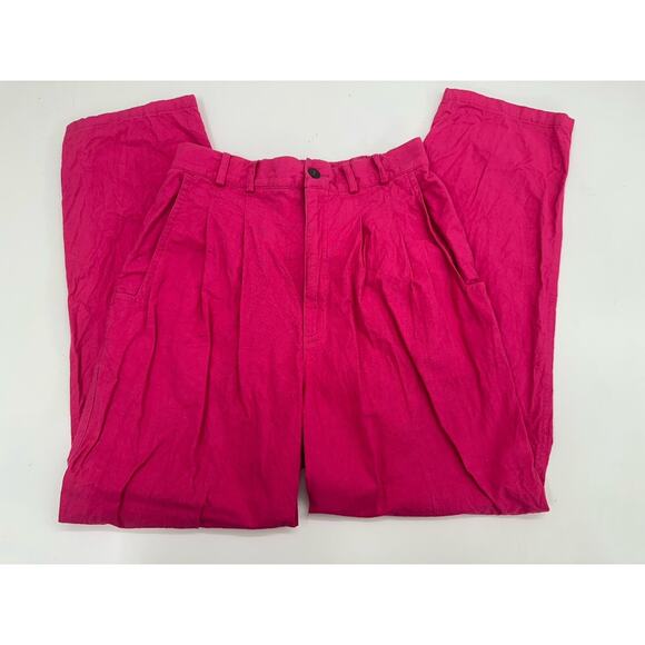 Tamaridge Womens Dress Pants Size 6 Pink Pleated High Waisted Trousers Vintage - Picture 1 of 11
